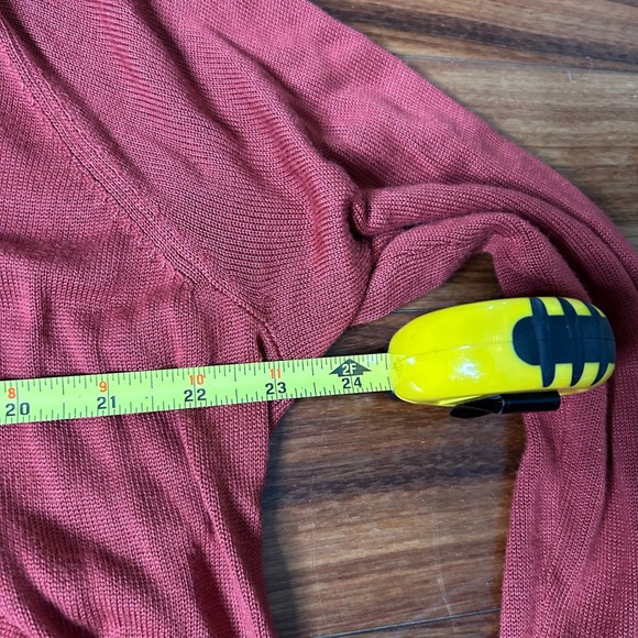 Torrid Red Rayon Blend Hooded Cardigan with Drawstring Waist & Pockets Size 1 xl - Picture 7 of 9